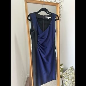 Black and blue dress